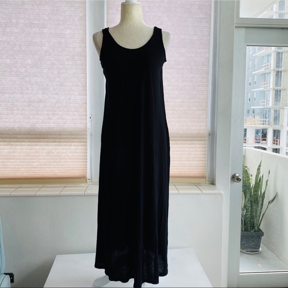 THEORY | black tank maxi dress - Picture 1 of 8